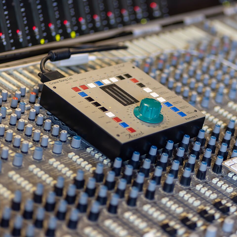 Studio mixing console